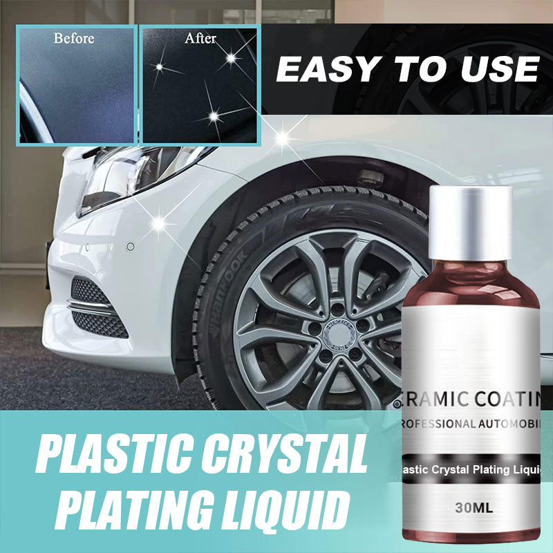✨Plastic Crystal Plating Liquid – Gjør plastdeler som nye med langvarig beskyttelse! 🚗💎