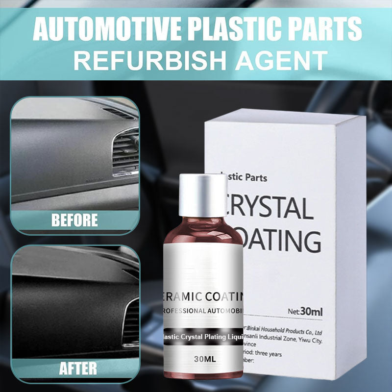 ✨Plastic Crystal Plating Liquid – Gjør plastdeler som nye med langvarig beskyttelse! 🚗💎