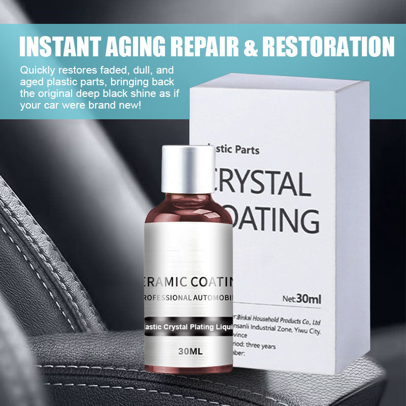 ✨Plastic Crystal Plating Liquid – Gjør plastdeler som nye med langvarig beskyttelse! 🚗💎
